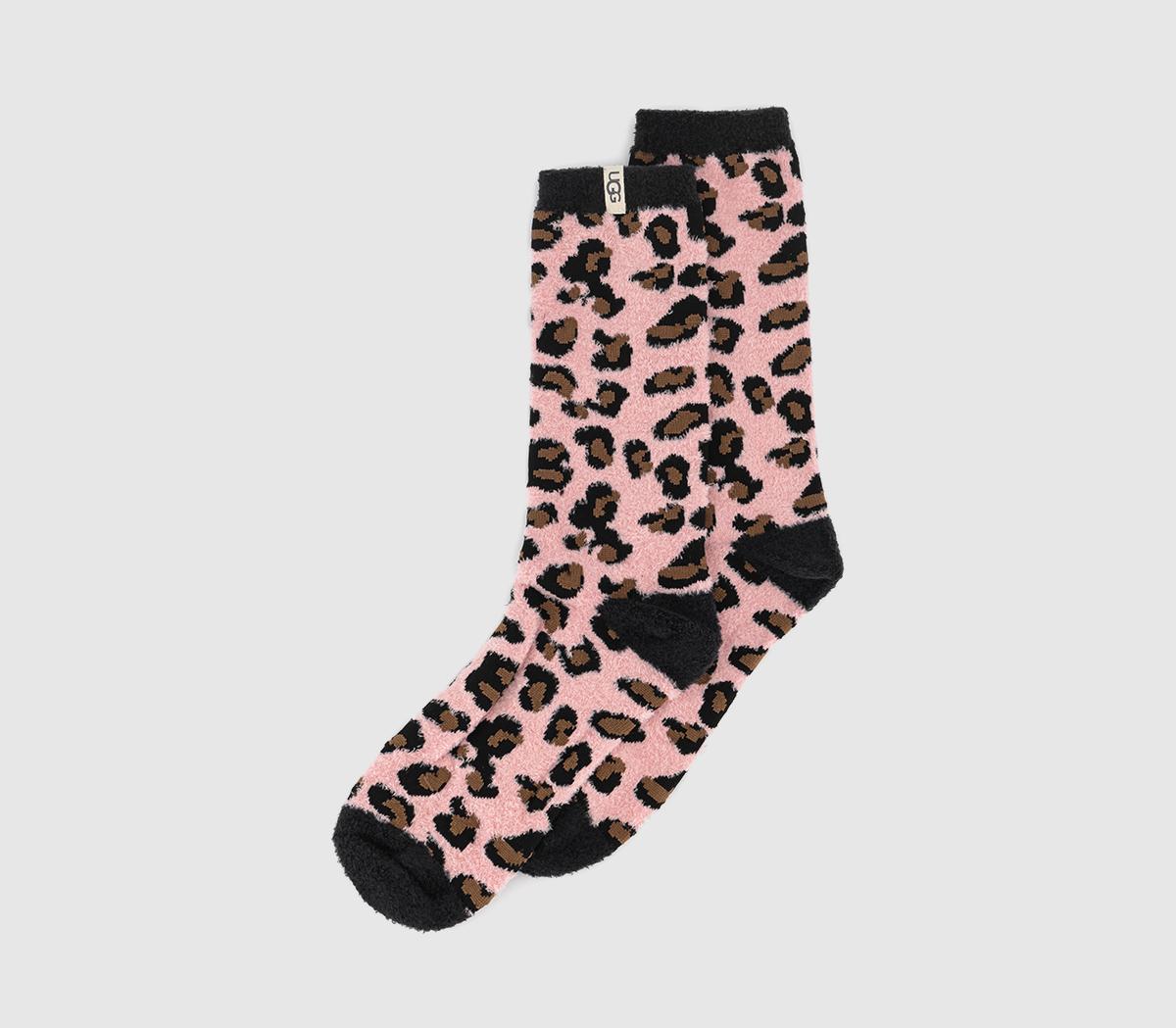 UGGLeslie Graphic Crew Socks UGGLeslie Graphic Crew SocksSoft Kiss Leopard