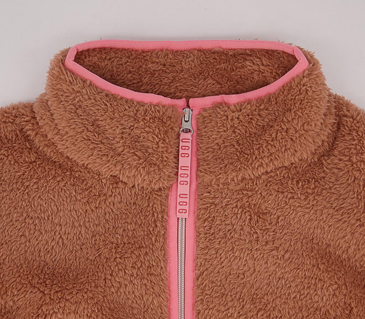 UGG Marlene Sherpa Jacket UGG Marlene Sherpa Jacket Sandal Wood Soft Kiss