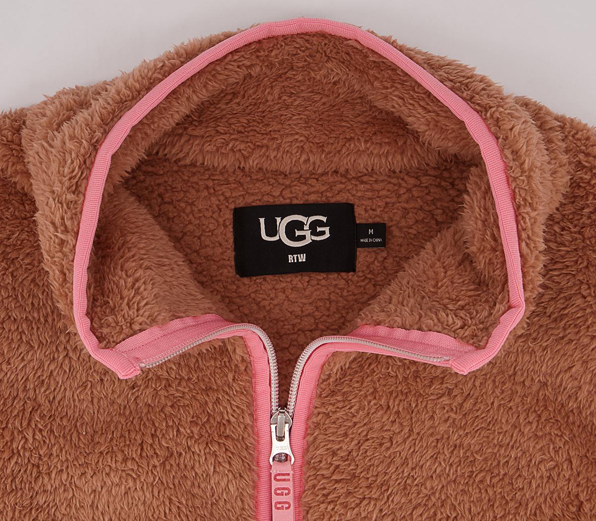 UGG Marlene Sherpa Jacket UGG Marlene Sherpa Jacket Sandal Wood Soft Kiss