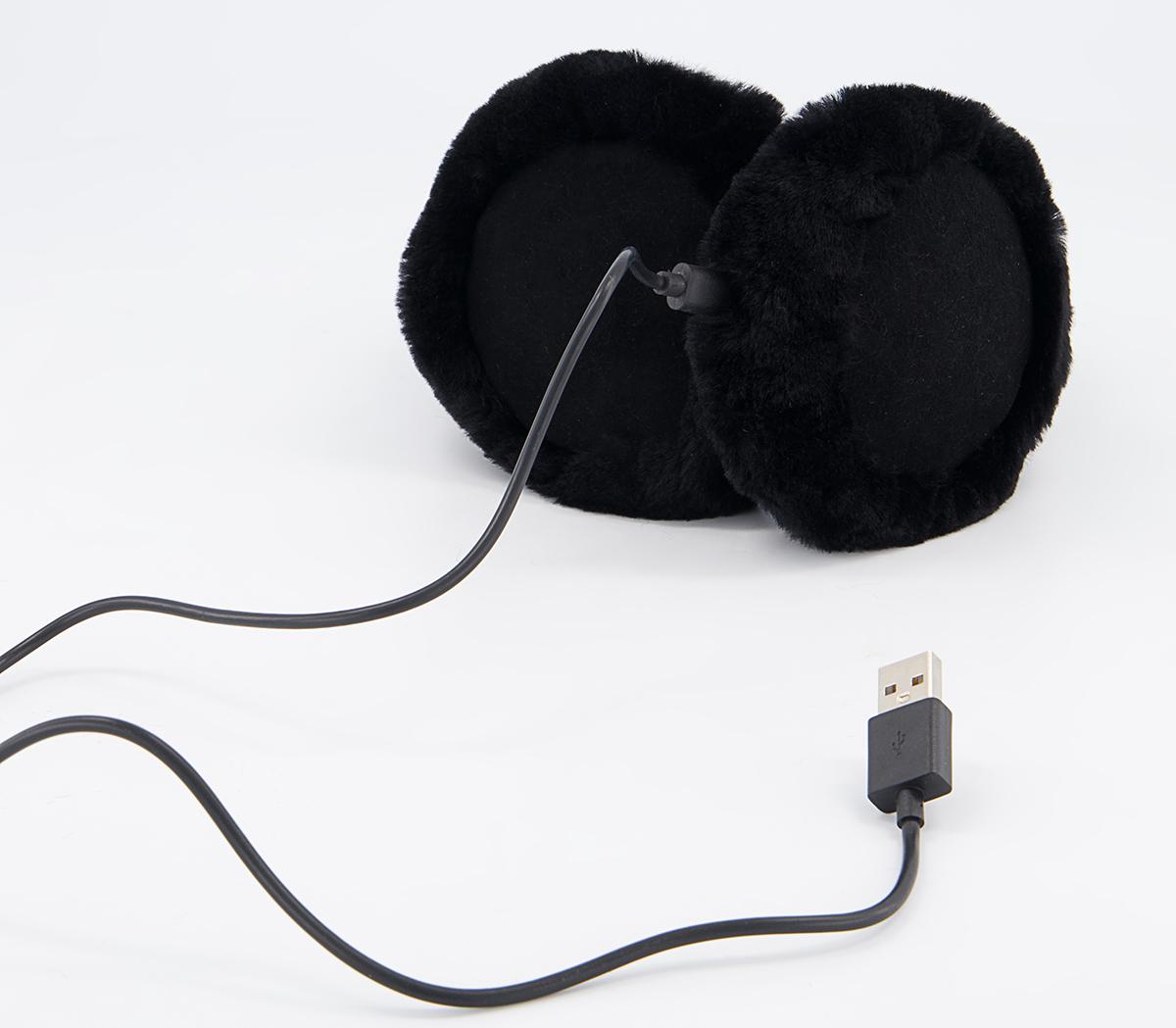 UGG Sherpa Bluetooth Earmuffs Black Ear Muffs, Gloves, Scarves