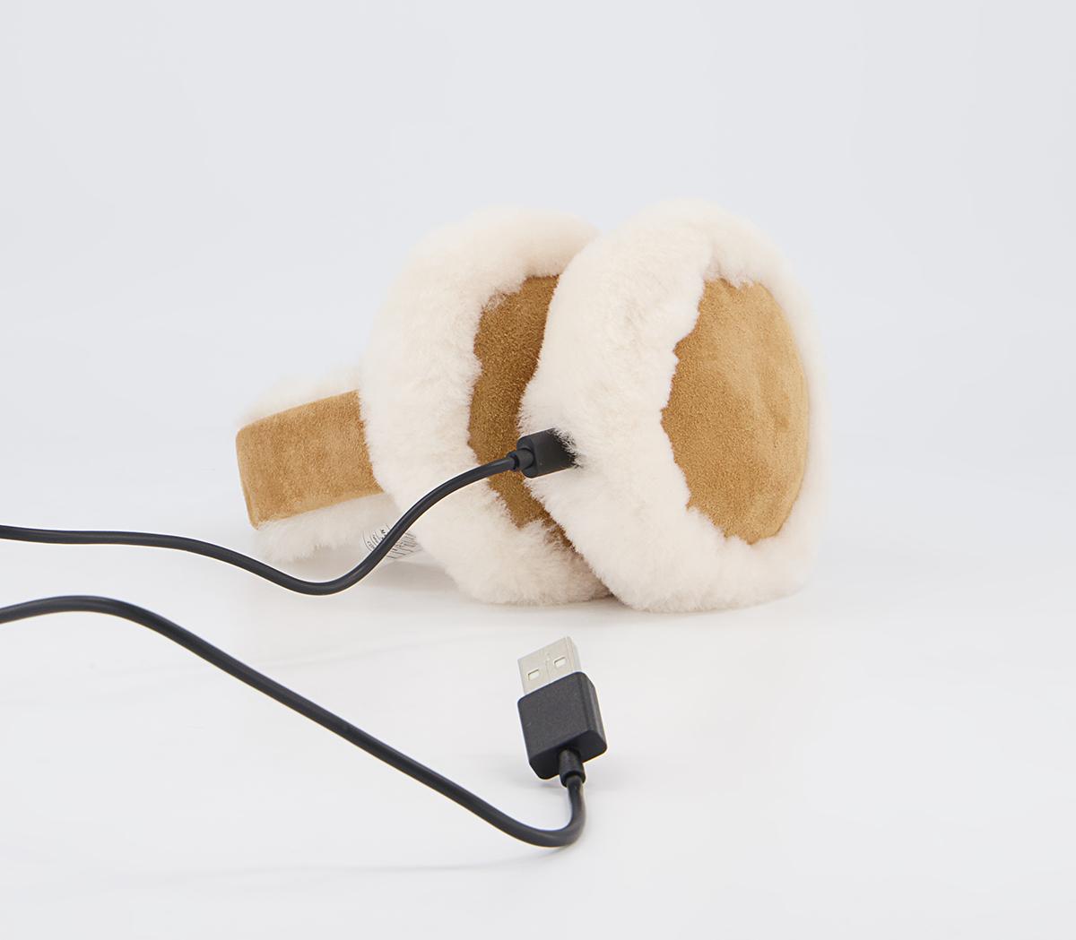 UGG Sherpa Bluetooth Earmuffs Chestnut - Ear Muffs, Gloves, Scarves