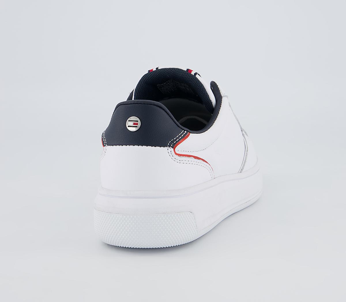 Tommy Hilfiger Elevated Cupsole Sneakers Tommy Hilfiger Elevated Cupsole Sneakers White Red Blue