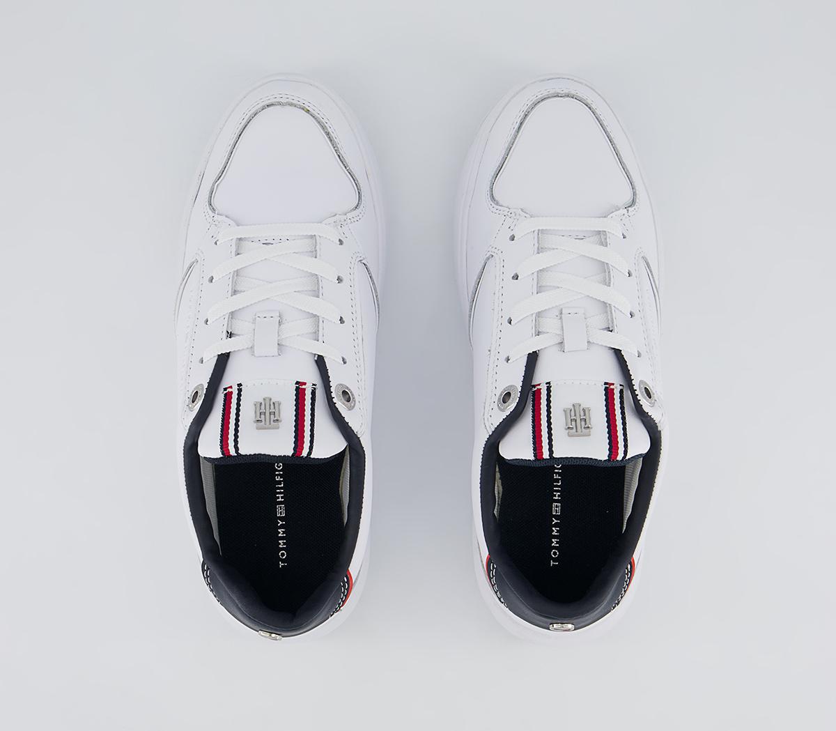 Tommy Hilfiger Elevated Cupsole Sneakers Tommy Hilfiger Elevated Cupsole Sneakers White Red Blue