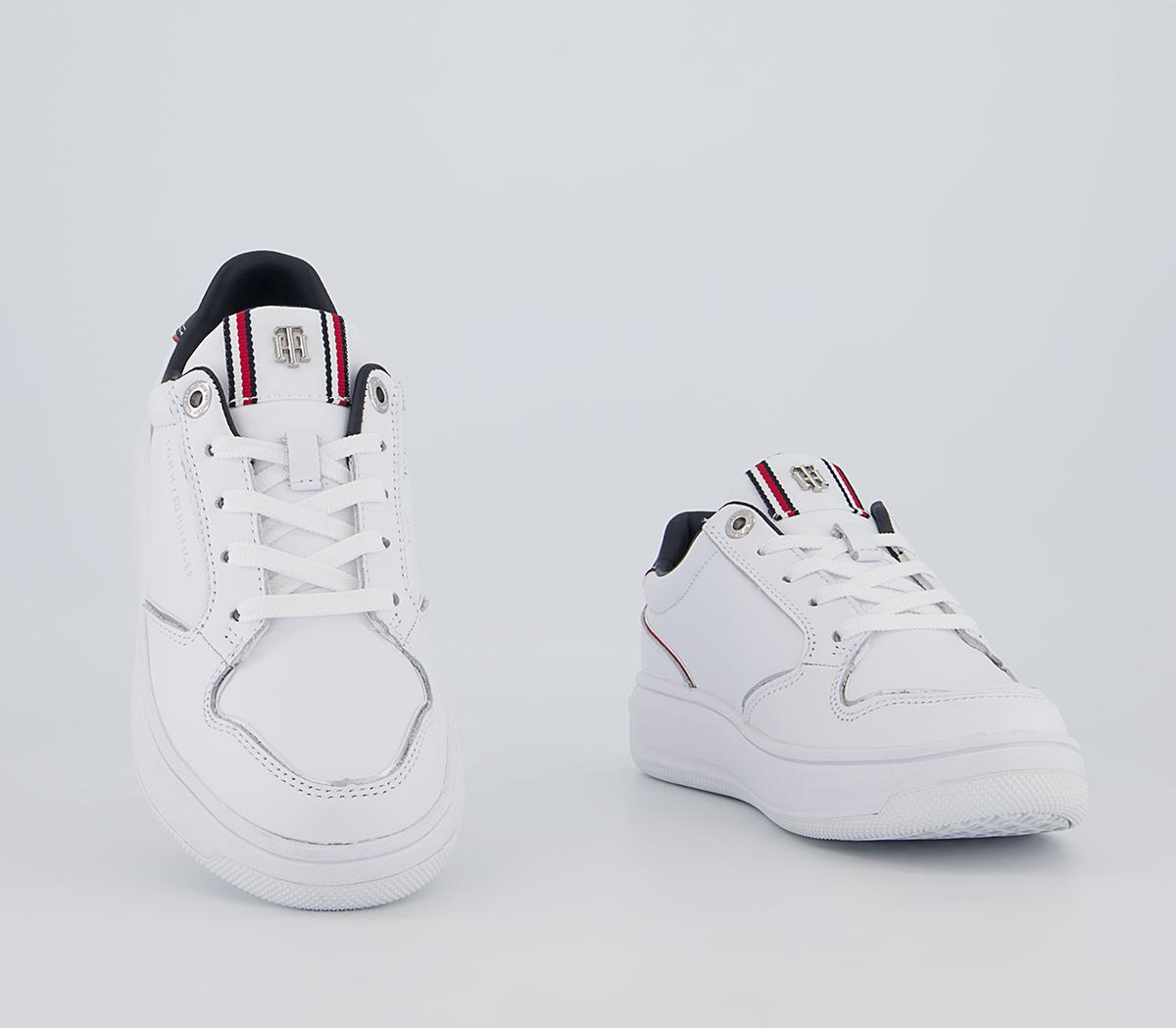 Tommy Hilfiger Elevated Cupsole Sneakers Tommy Hilfiger Elevated Cupsole Sneakers White Red Blue