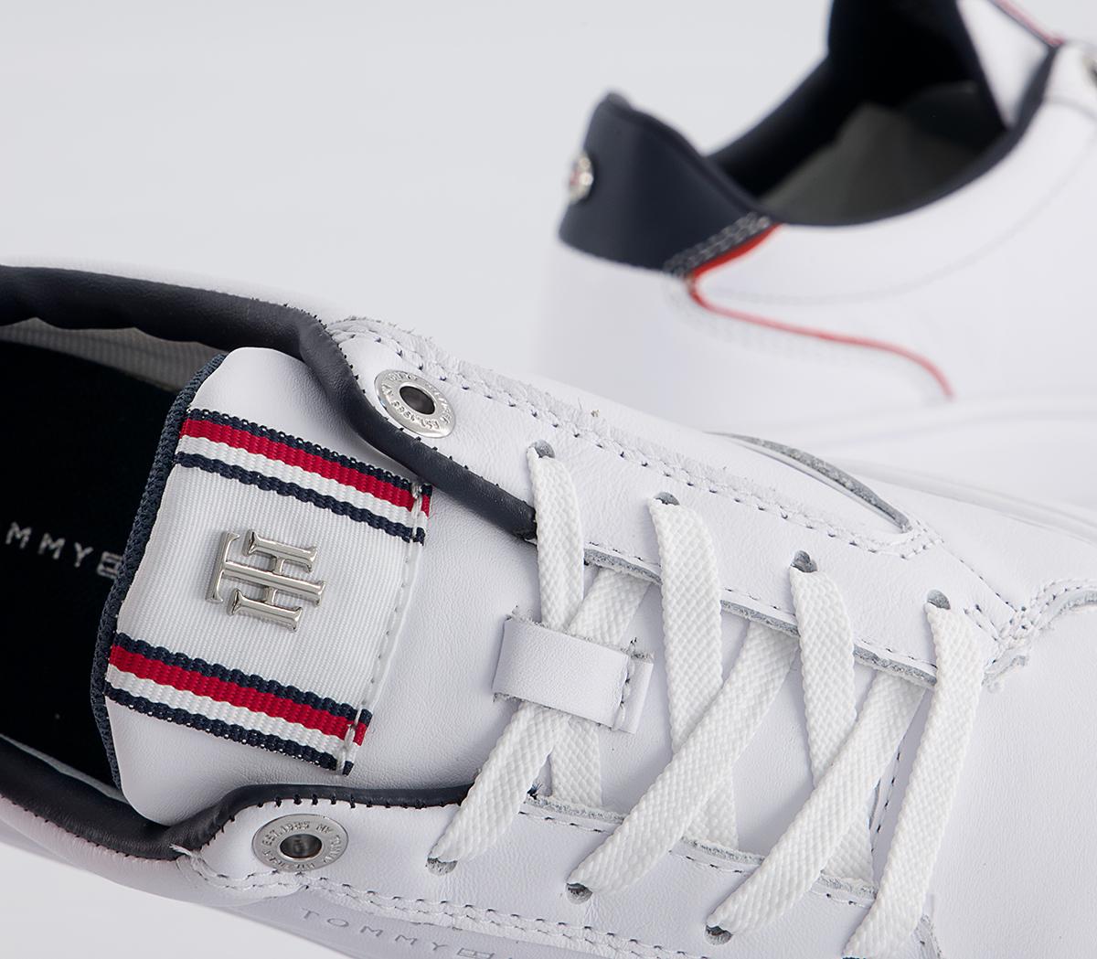 Tommy Hilfiger Elevated Cupsole Sneakers Tommy Hilfiger Elevated Cupsole Sneakers White Red Blue