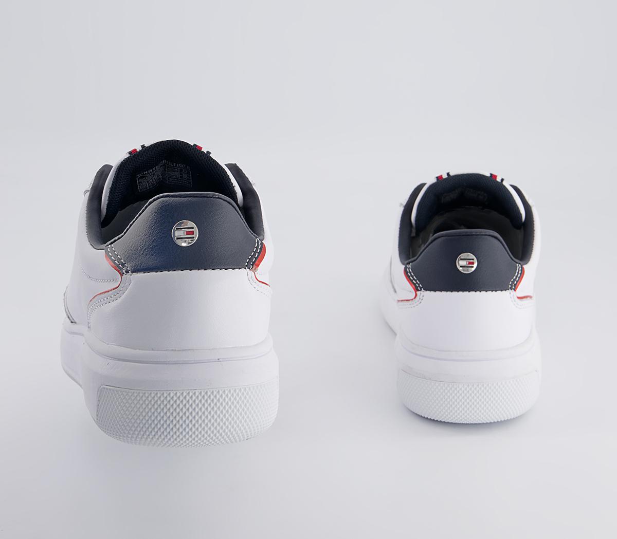 Tommy Hilfiger Elevated Cupsole Sneakers Tommy Hilfiger Elevated Cupsole Sneakers White Red Blue