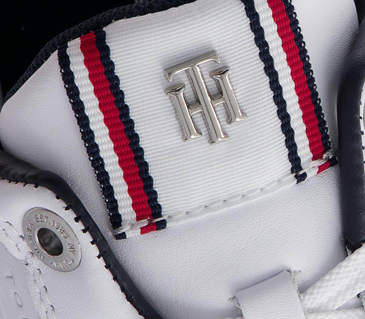 Tommy Hilfiger Elevated Cupsole Sneakers Tommy Hilfiger Elevated Cupsole Sneakers White Red Blue