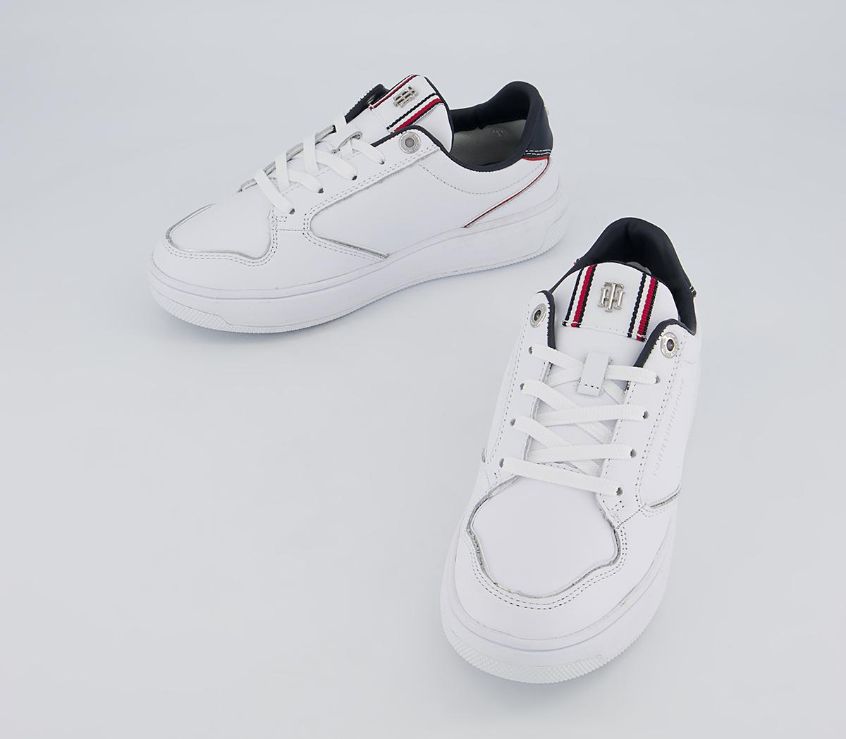 Tommy Hilfiger Elevated Cupsole Sneakers Tommy Hilfiger Elevated Cupsole Sneakers White Red Blue
