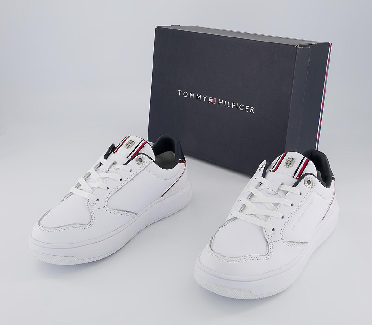 Tommy Hilfiger Elevated Cupsole Sneakers Tommy Hilfiger Elevated Cupsole Sneakers White Red Blue