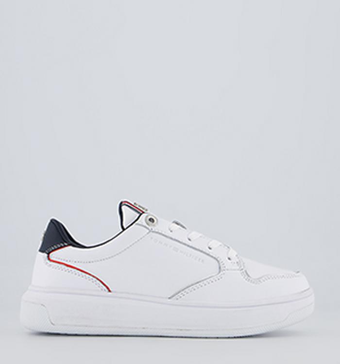 Tommy Hilfiger Elevated Cupsole Sneakers White Red Blue
