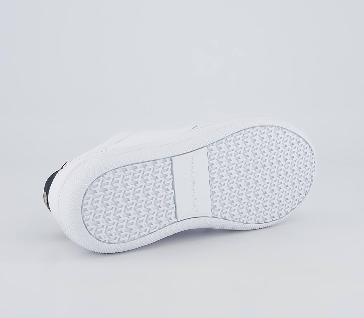Tommy Hilfiger Elevated Cupsole Sneakers Tommy Hilfiger Elevated Cupsole Sneakers White Red Blue