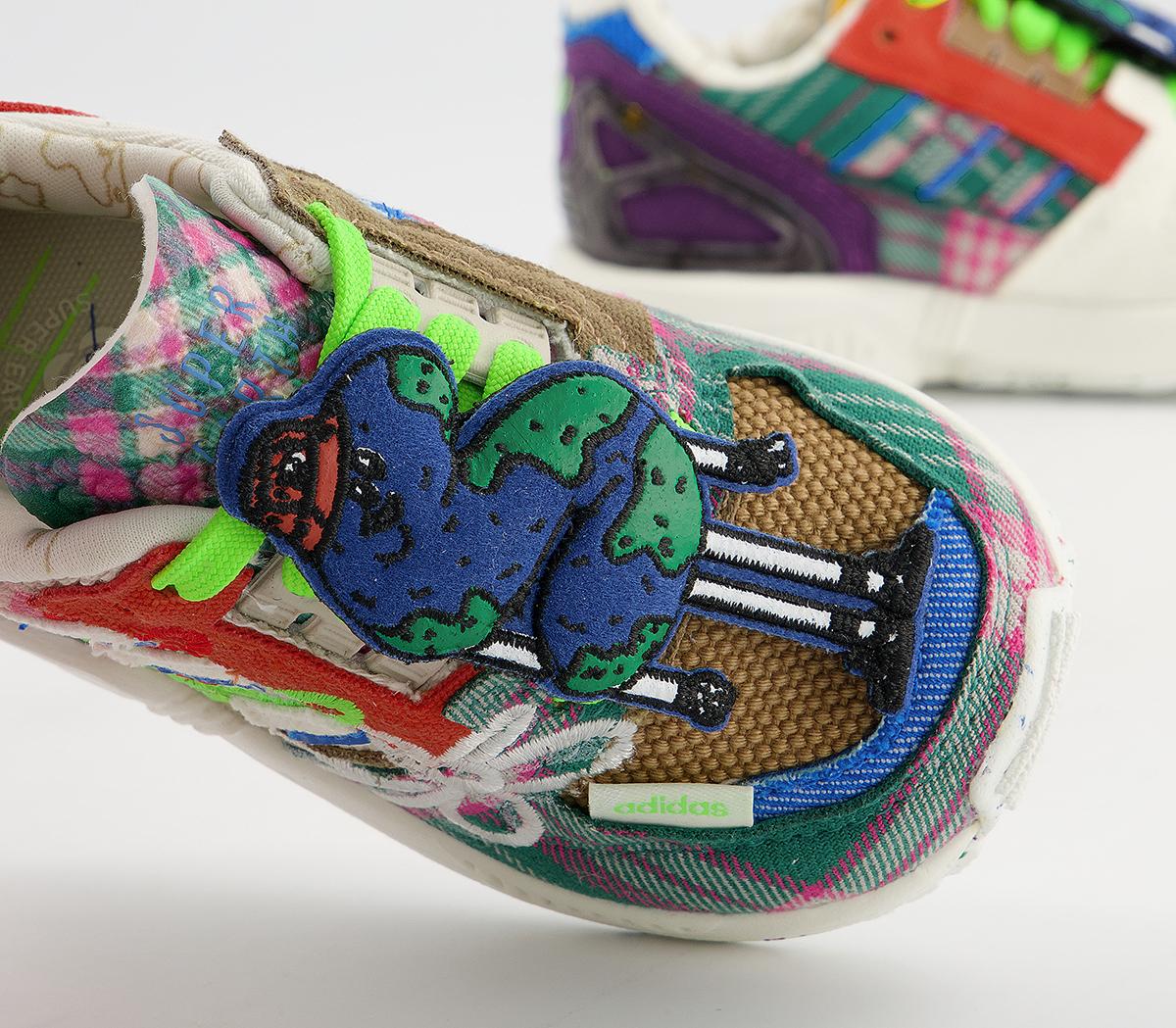 adidas Zx8000 Superearth Kids Trainers adidas Zx8000 Superearth Kids Trainers Off White Bluebird