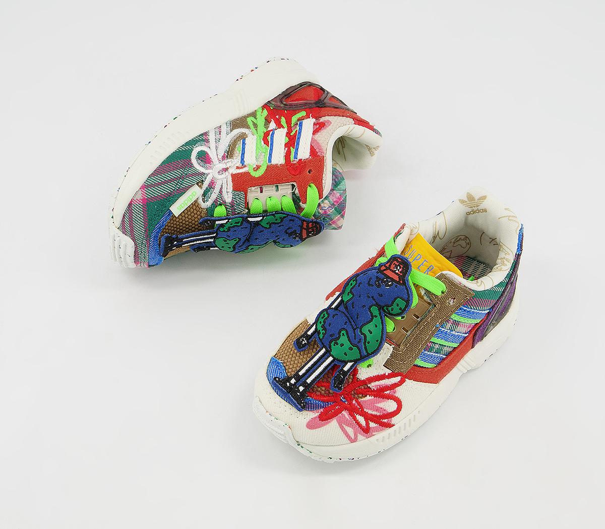 adidas Zx8000 Superearth Kids Trainers adidas Zx8000 Superearth Kids Trainers Off White Bluebird