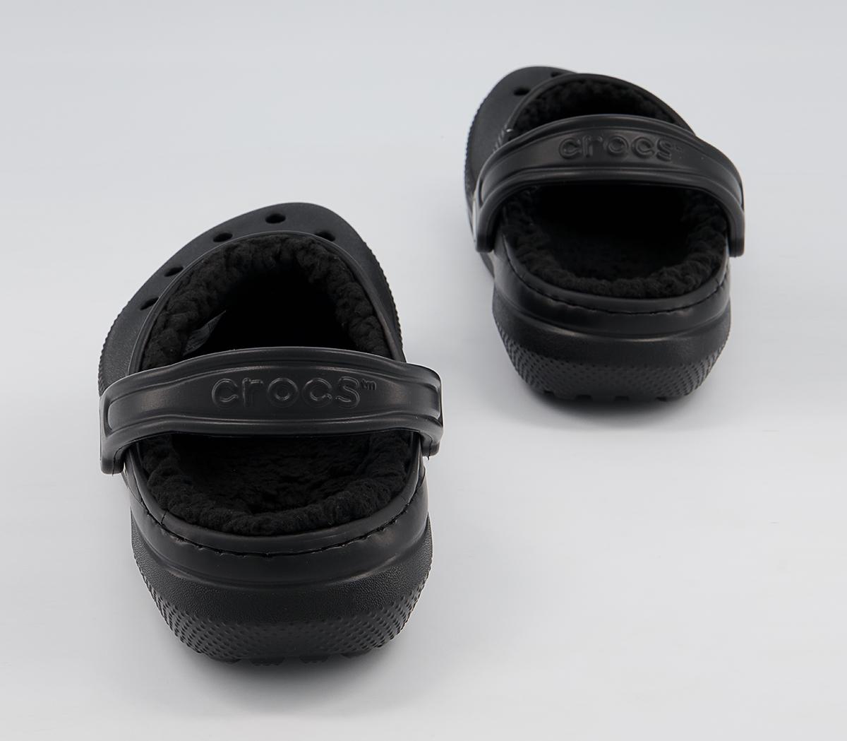 Crocs Classic Lined Clogs Crocs Classic Lined Clogs Black