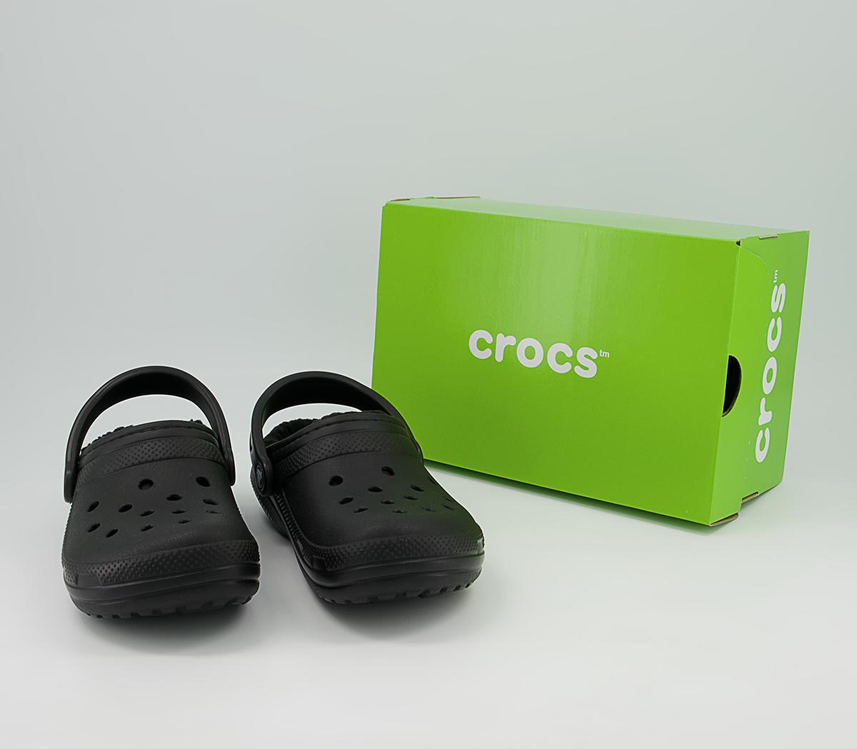 Crocs Classic Lined Clogs Crocs Classic Lined Clogs Black