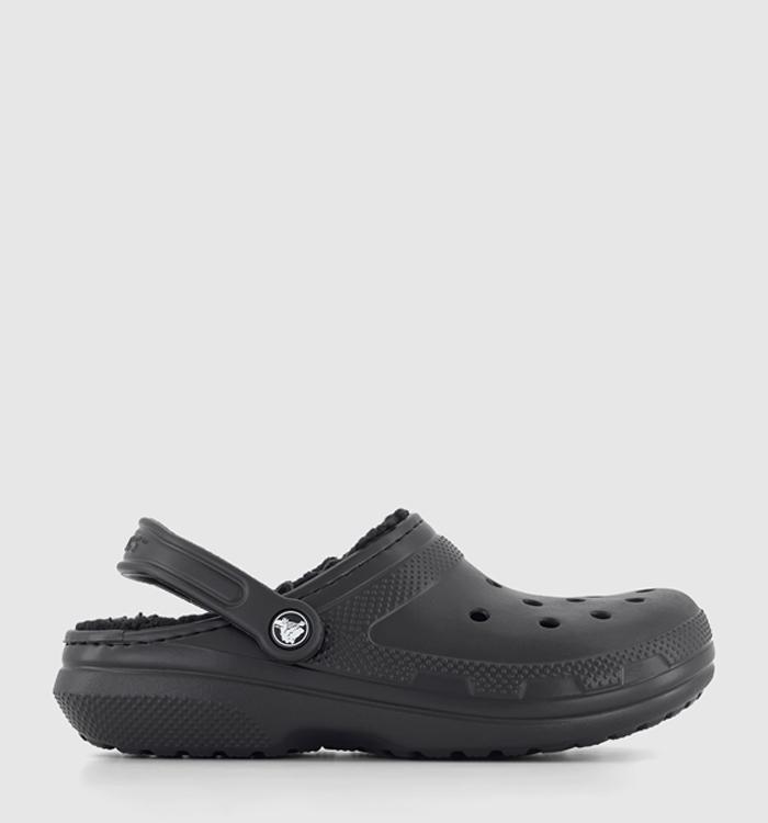 Crocs Classic Lined Clogs Black