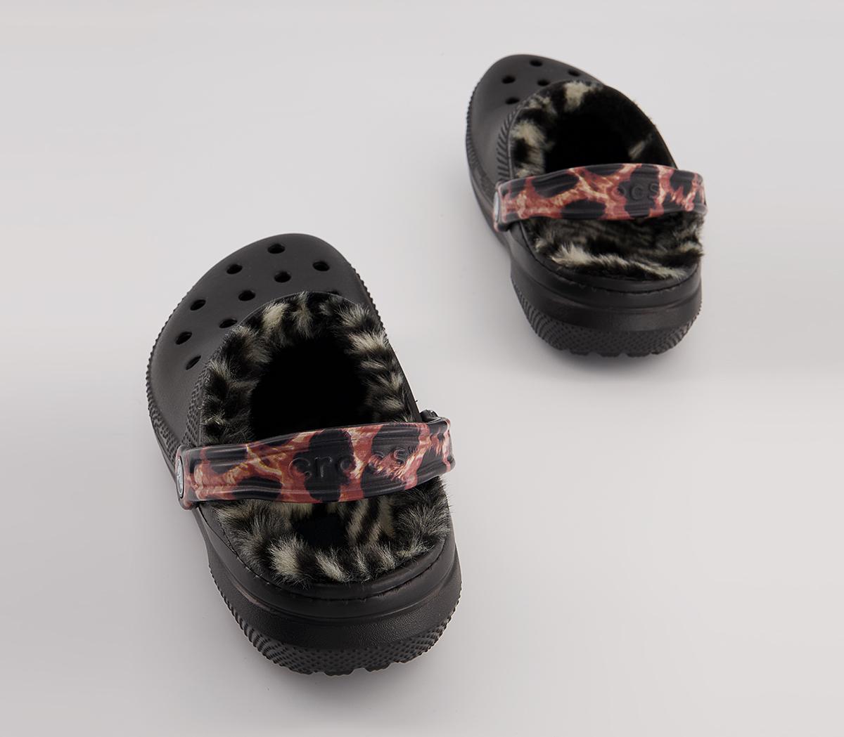 Crocs Classic Lined Crocs Crocs Classic Lined Crocs Black Zebra