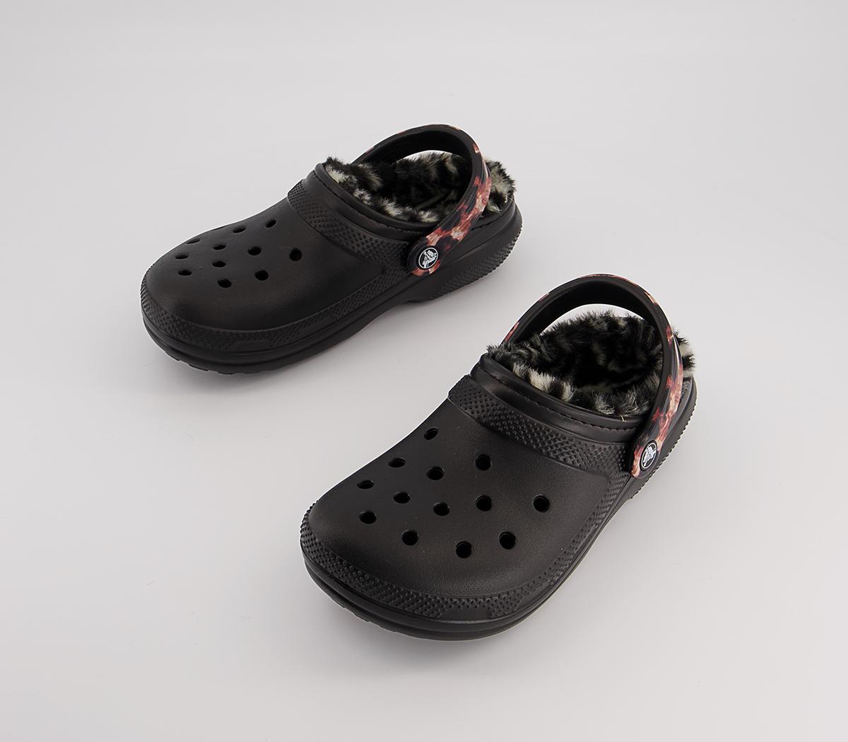 Crocs Classic Lined Crocs Crocs Classic Lined Crocs Black Zebra