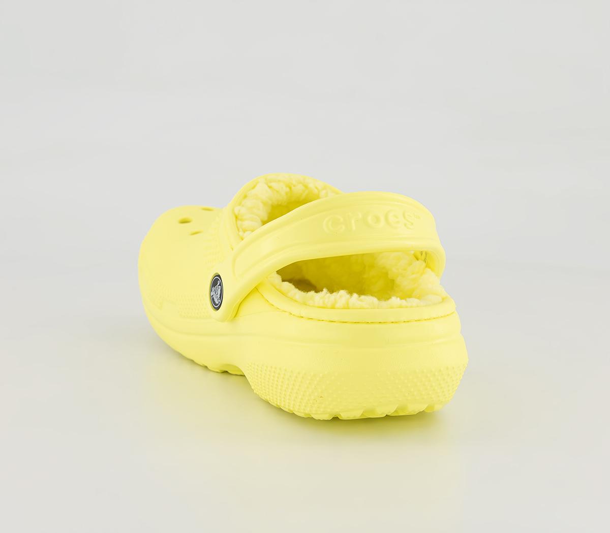 Crocs Classic Lined Crocs Sulphur Flat Shoes for Women