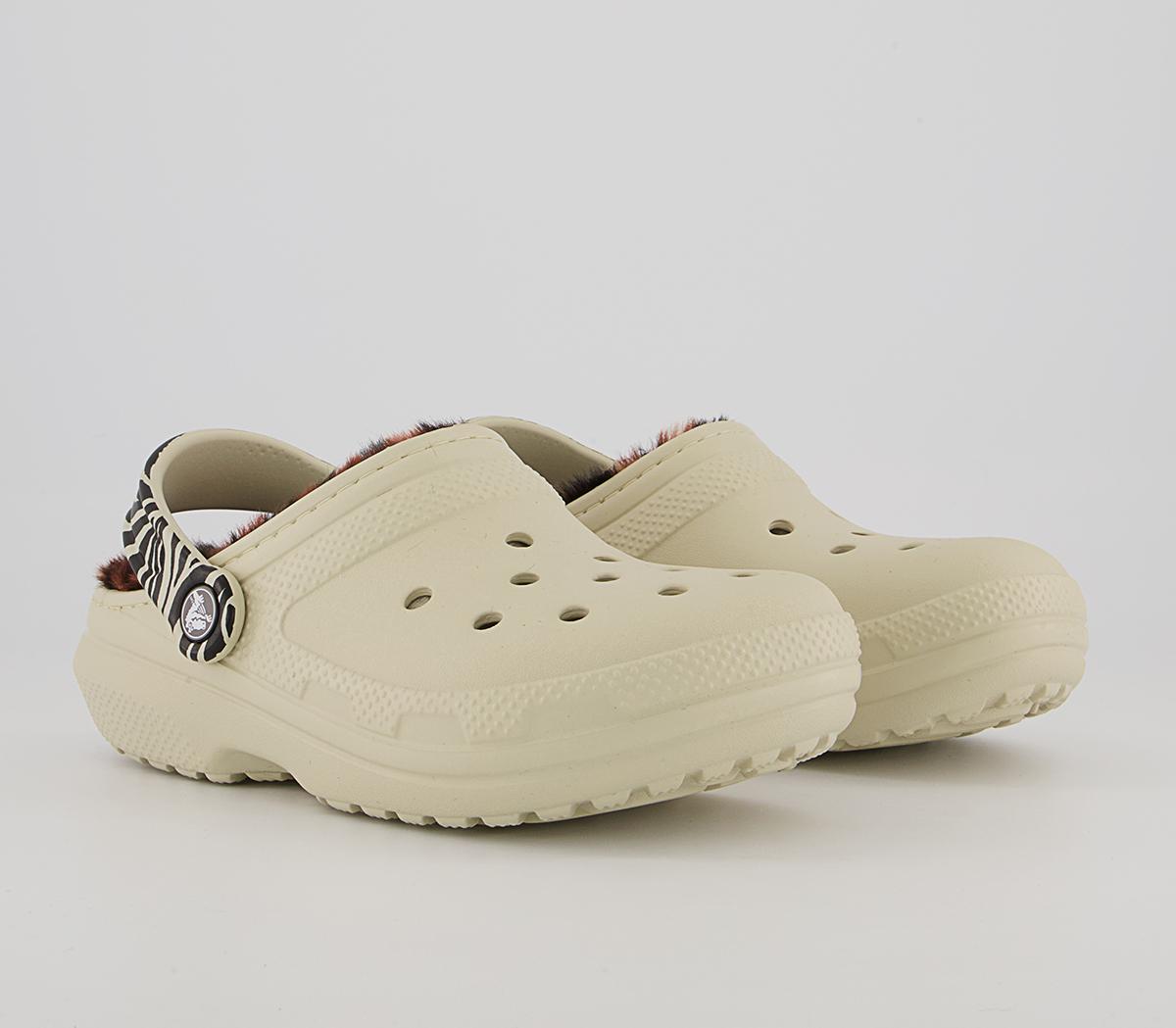 Crocs Classic Lined Crocs Crocs Classic Lined Crocs Bone Leopard