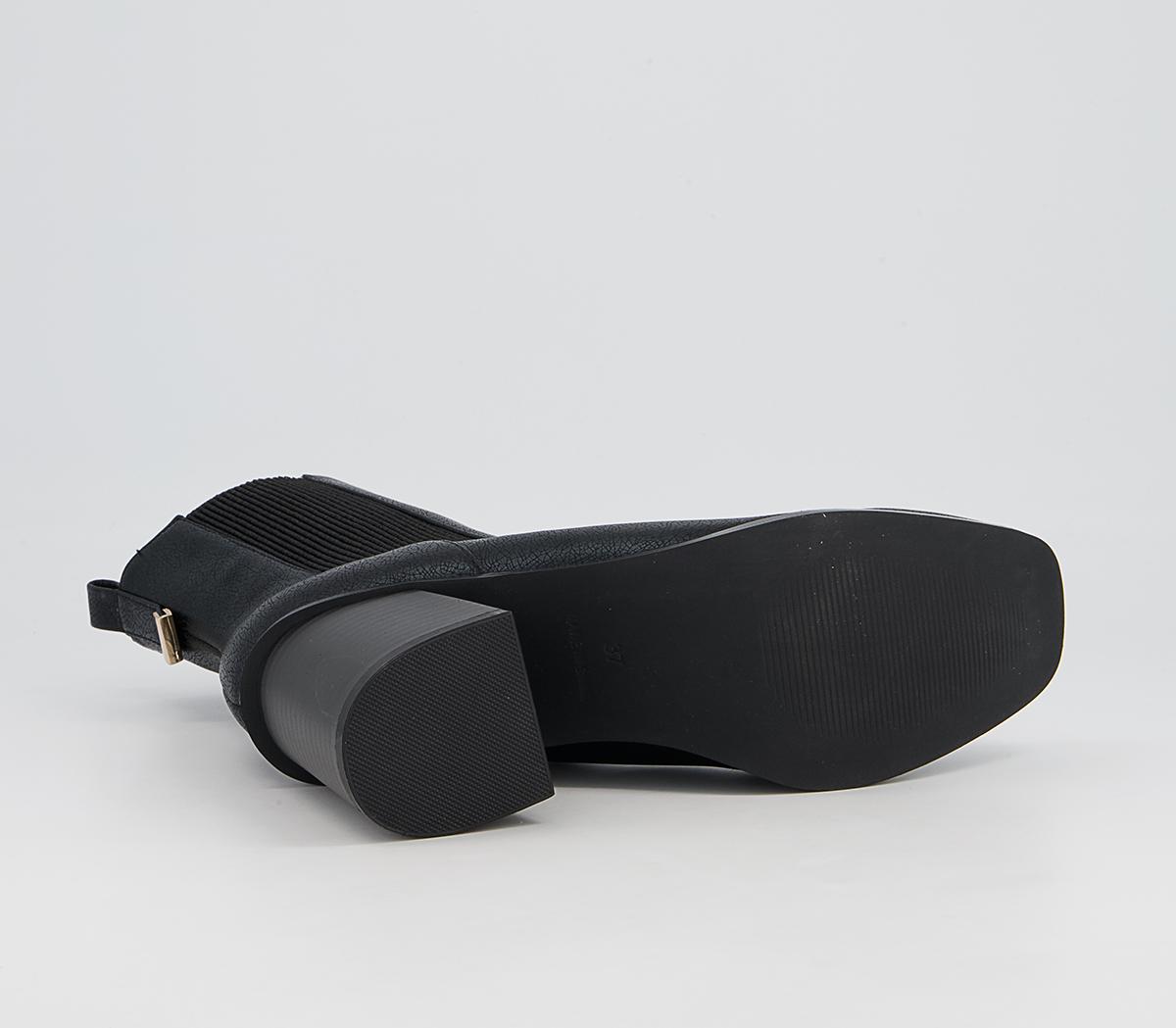 Office Abacus Block Heel Chelsea Ankle Boots Office Abacus Block Heel Chelsea Ankle Boots Black