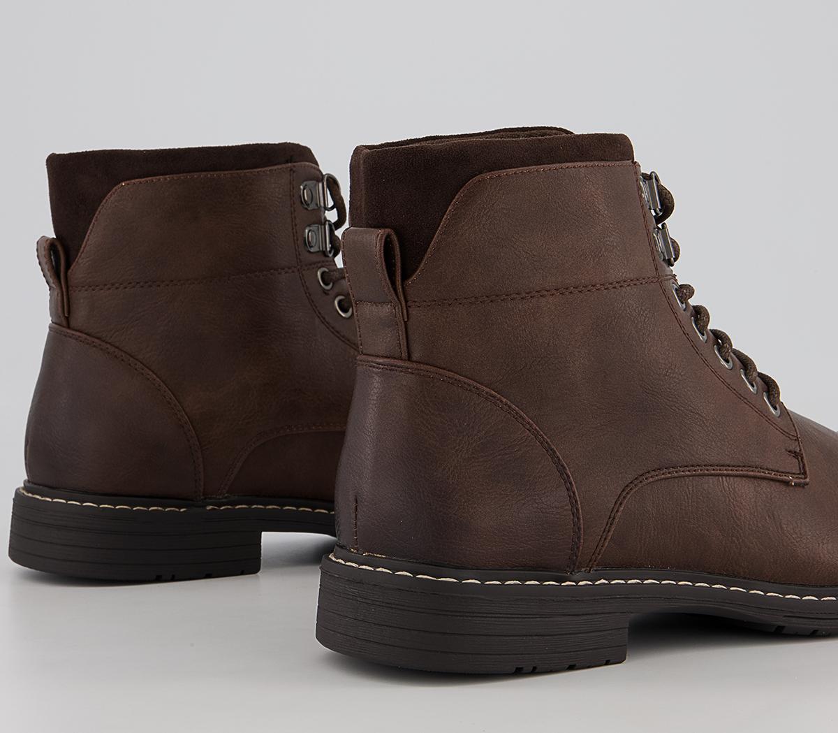 Office Bristol Plain Toe Ankle Boots Office Bristol Plain Toe Ankle Boots Dark Brown