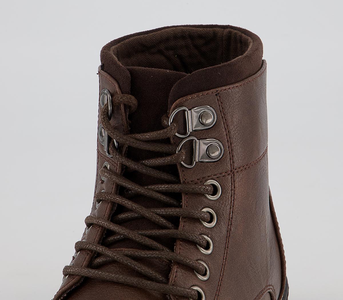 Office Bristol Plain Toe Ankle Boots Office Bristol Plain Toe Ankle Boots Dark Brown