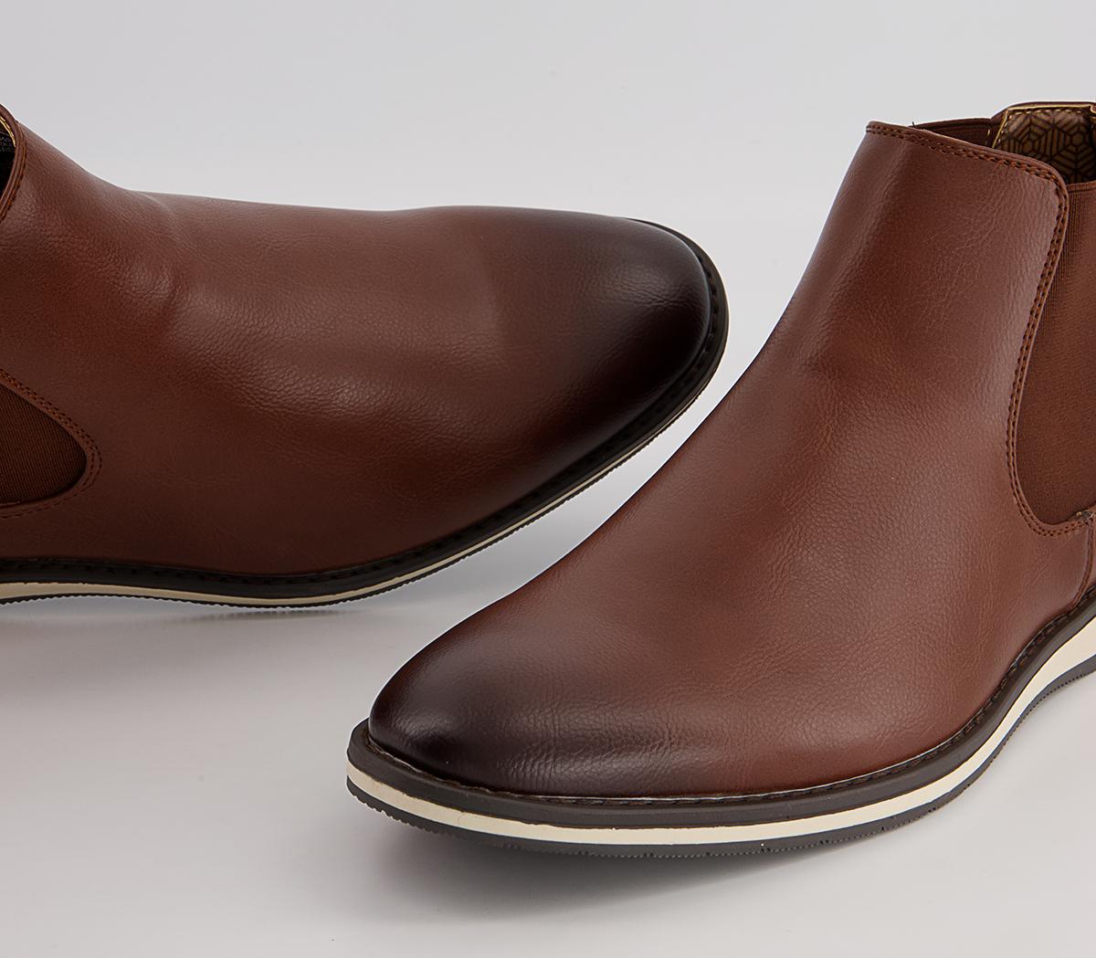 Office Brussels Hybrid Sole Chelsea Boots Office Brussels Hybrid Sole Chelsea Boots Tan