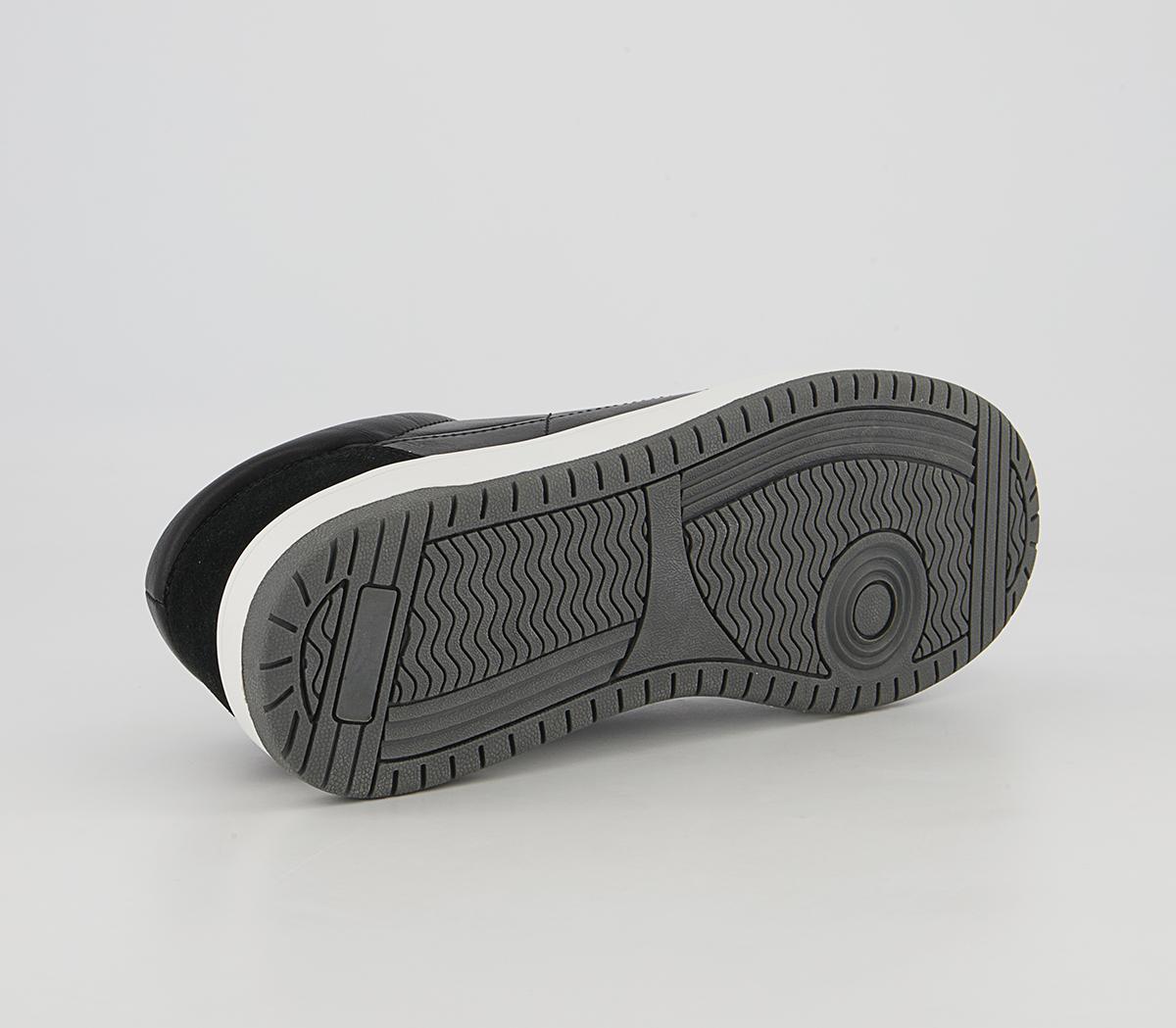 Office Cameron Retro Tennis Sole Smart Casual Trainers Office Cameron Retro Tennis Sole Smart Casual Trainers Black Grey