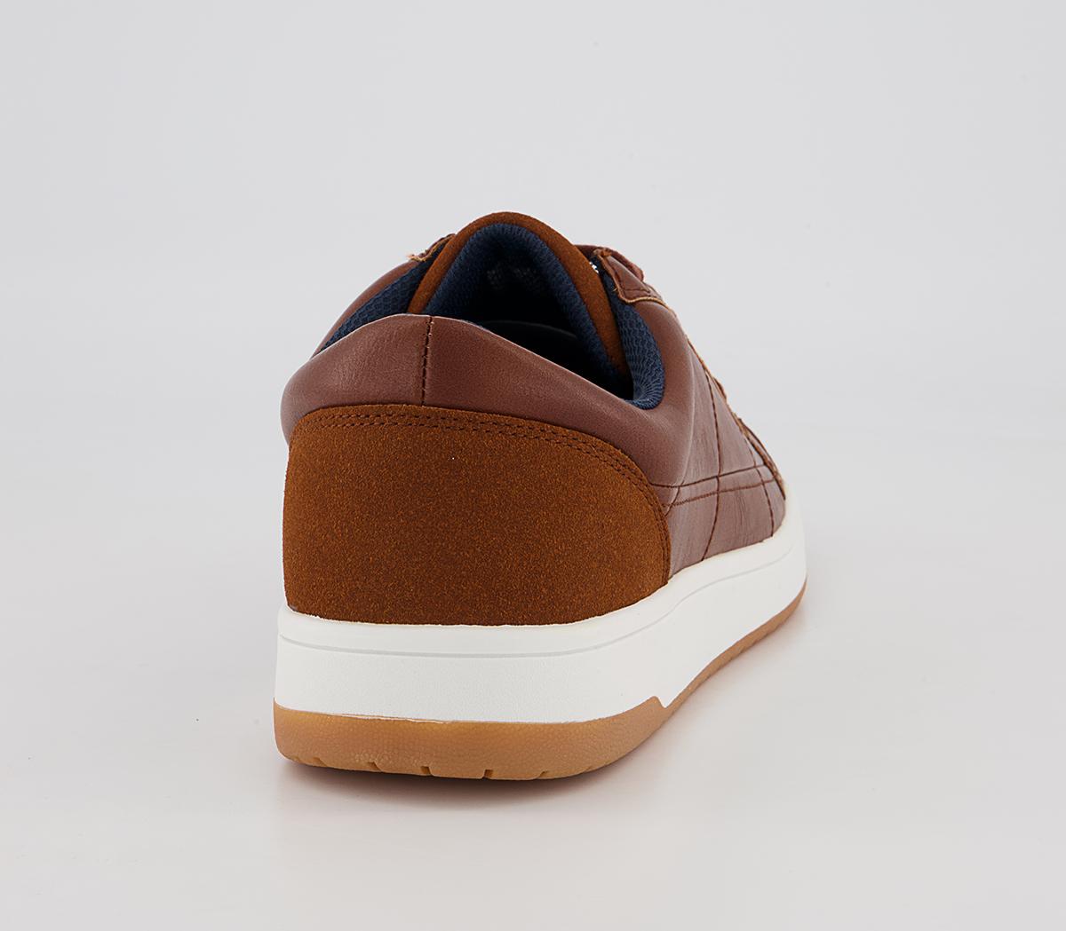 Office Cameron Retro Tennis Sole Smart Casual Trainers Office Cameron Retro Tennis Sole Smart Casual Trainers Tan