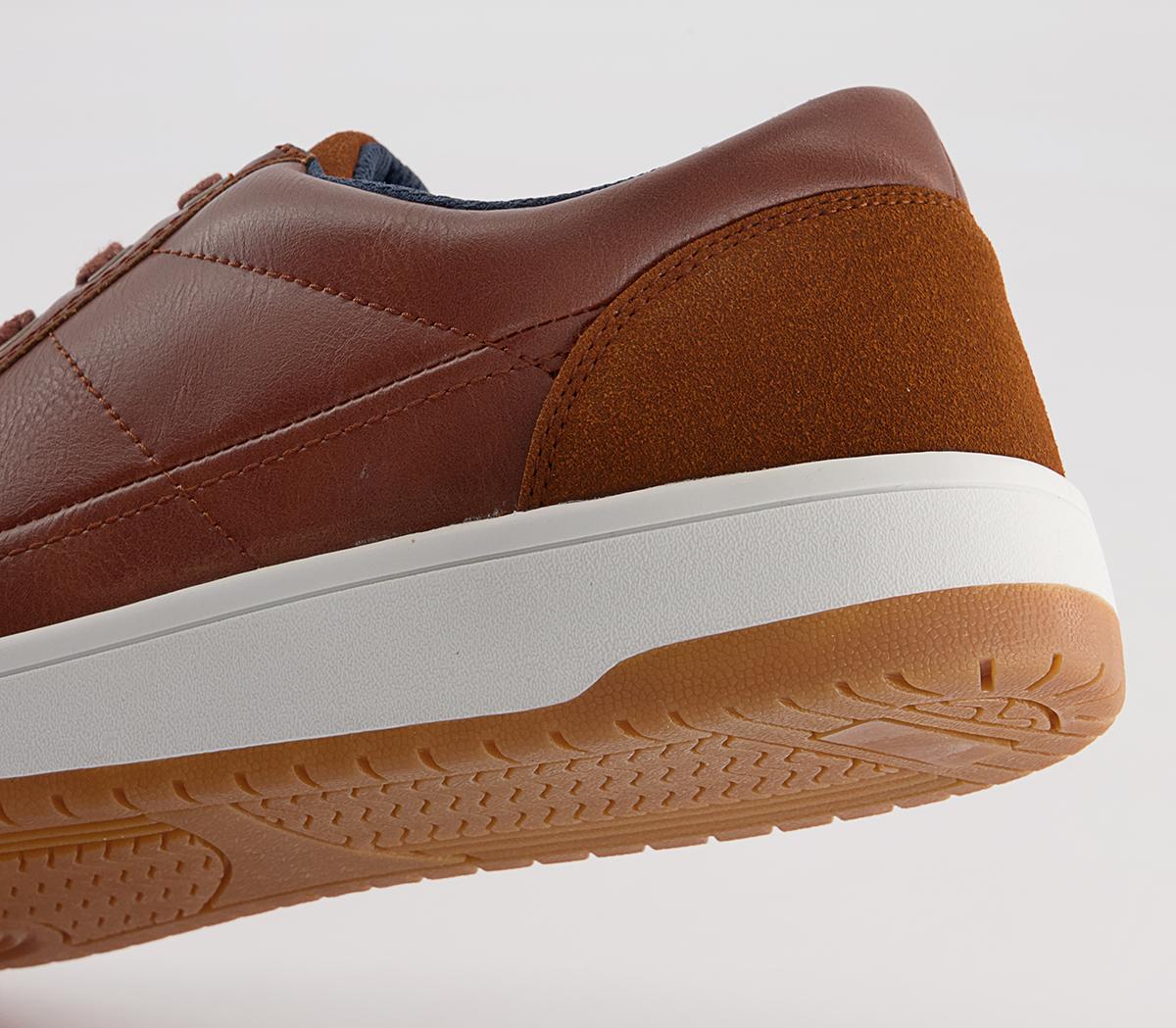 Office Cameron Retro Tennis Sole Smart Casual Trainers Office Cameron Retro Tennis Sole Smart Casual Trainers Tan