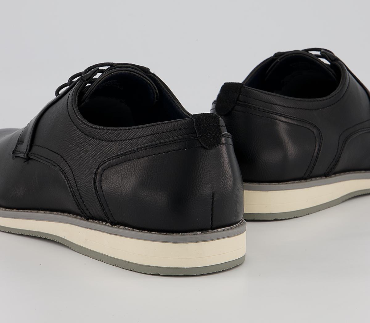 Office Charlton Casual Derby Hybrid Shoes Office Charlton Casual Derby Hybrid Shoes Black