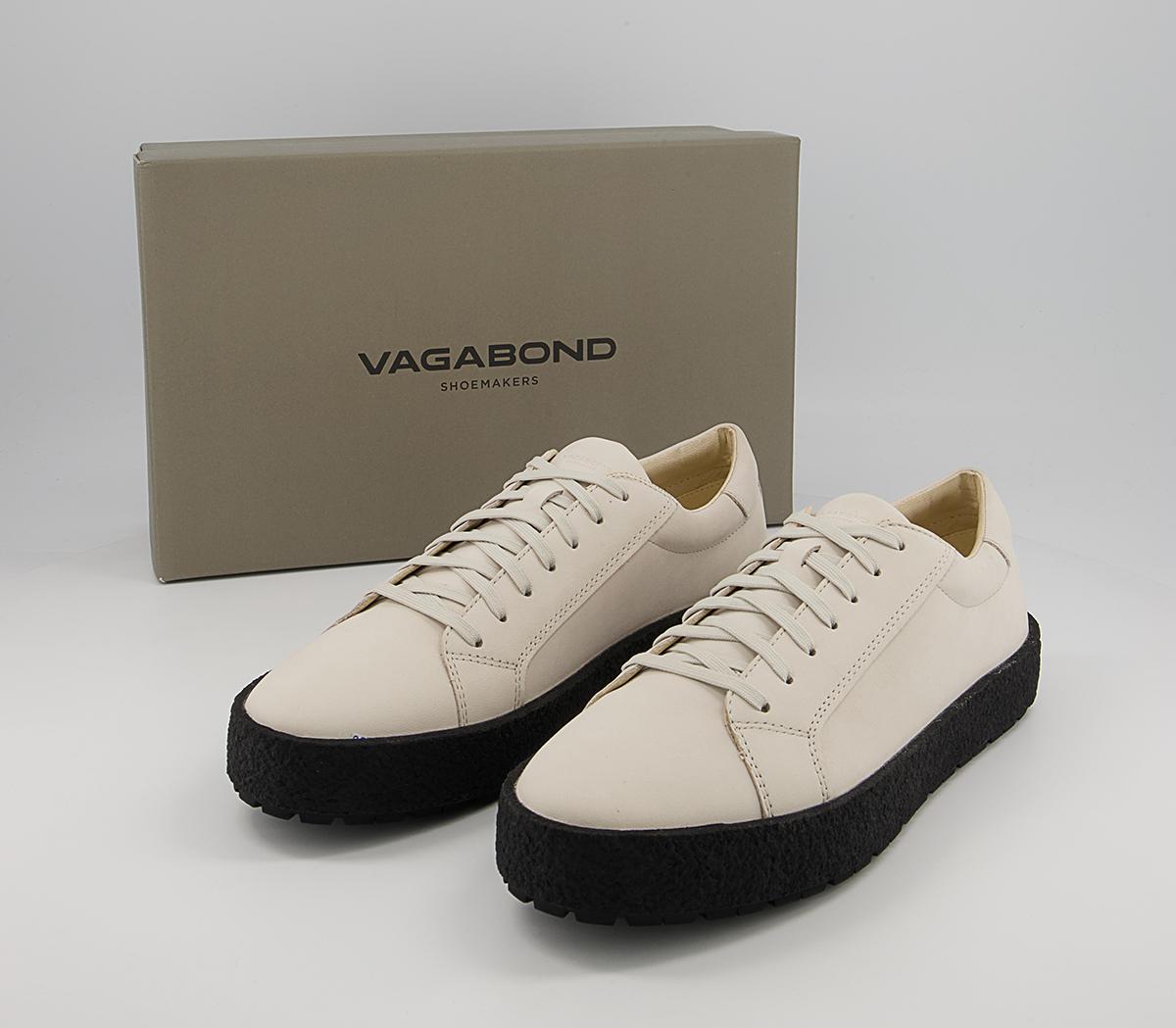 Vagabond Shoemakers Fred Trainers Off White - Men's Casual Shoes