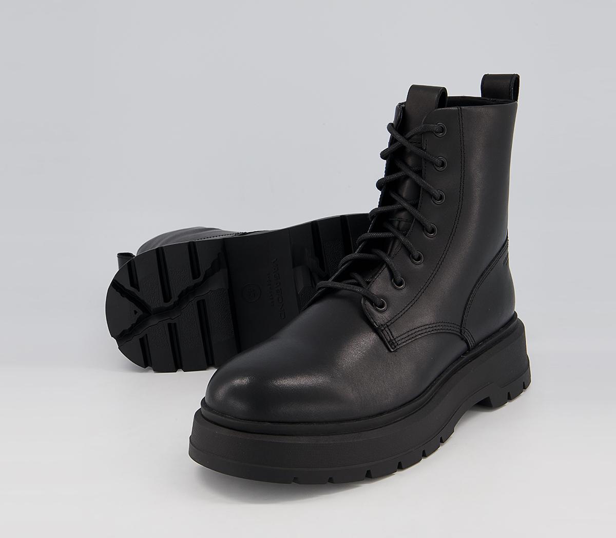 Vagabond Shoemakers Jeff Lace Up Boots Vagabond Shoemakers Jeff Lace Up Boots Black