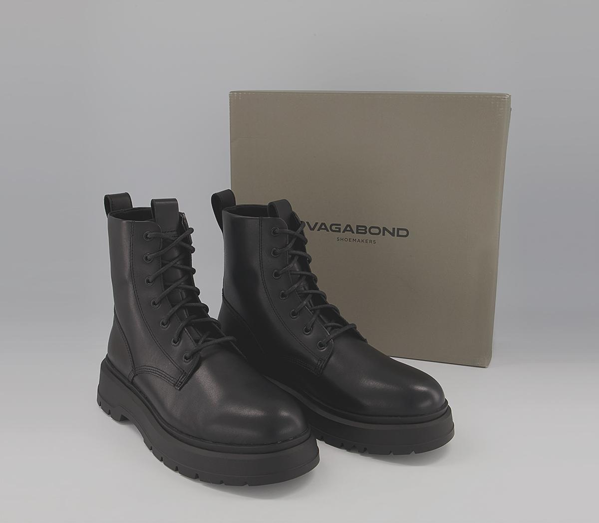 Vagabond Shoemakers Jeff Lace Up Boots Vagabond Shoemakers Jeff Lace Up Boots Black