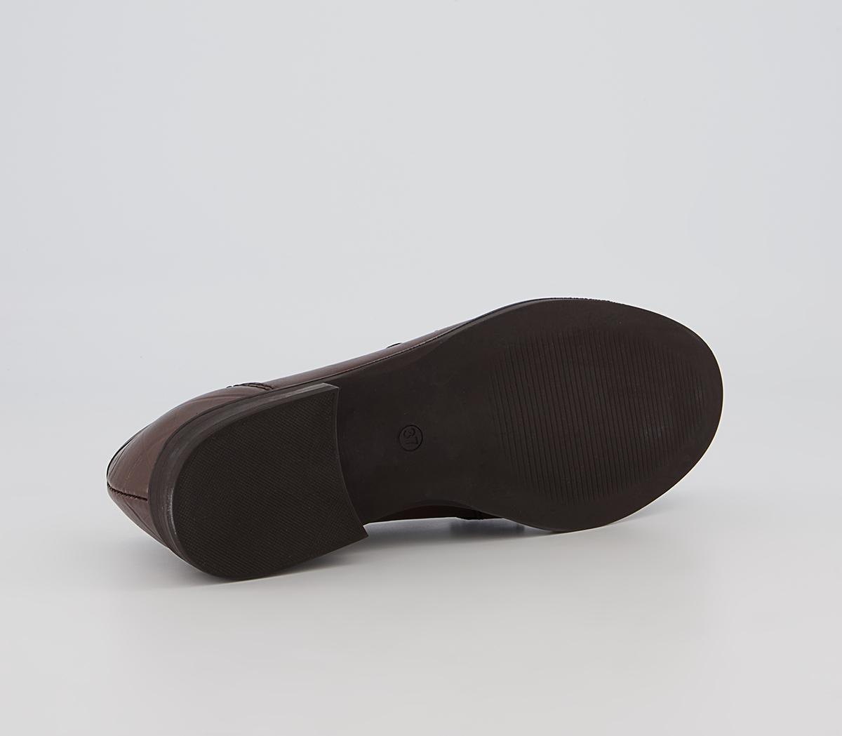 Office Foundation Tassel Loafers Office Foundation Tassel Loafers Choc Croc Leather