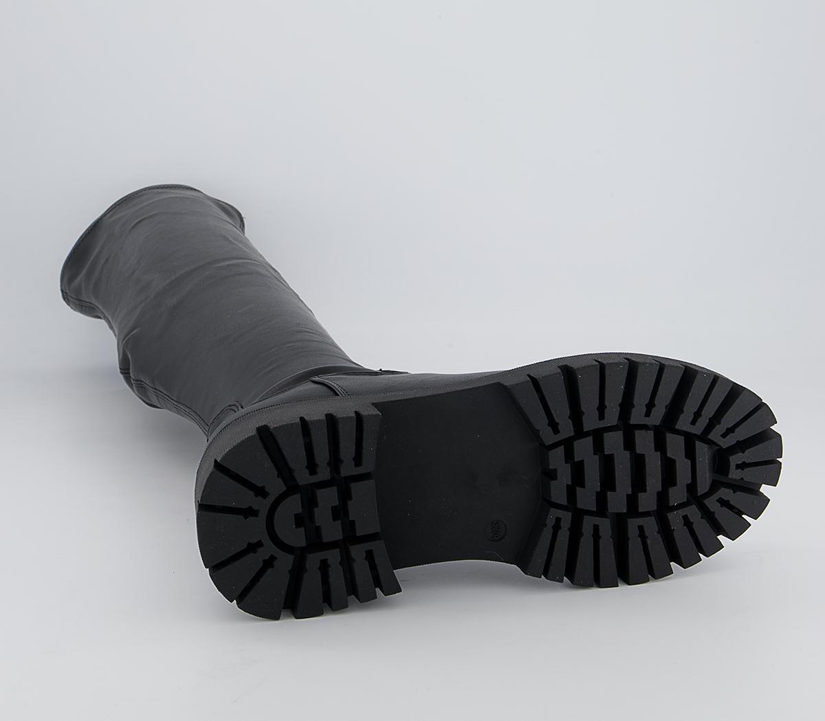 Office Kumasi Chunky Over The Knee Boots Office Kumasi Chunky Over The Knee Boots Black