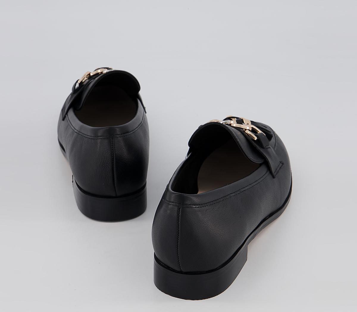 Office Fitzrovia Tassel Trim Loafers Office Fitzrovia Tassel Trim Loafers Black Leather