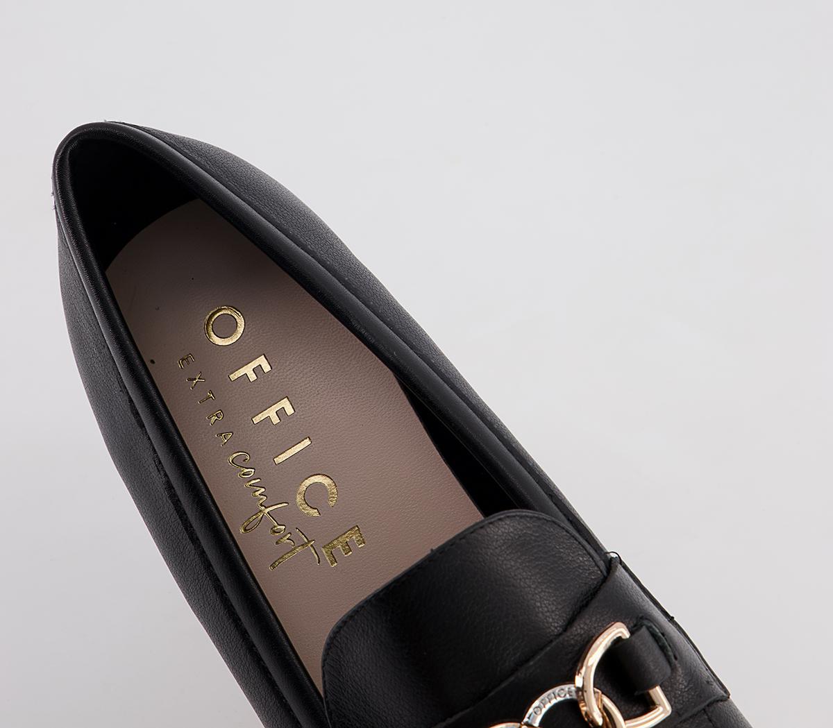 Office Fitzrovia Tassel Trim Loafers Office Fitzrovia Tassel Trim Loafers Black Leather