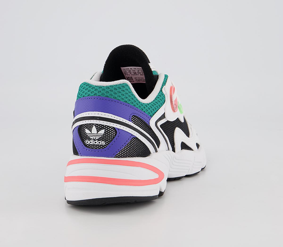 adidas Astir Trainers adidas Astir Trainers White Black Acid Red