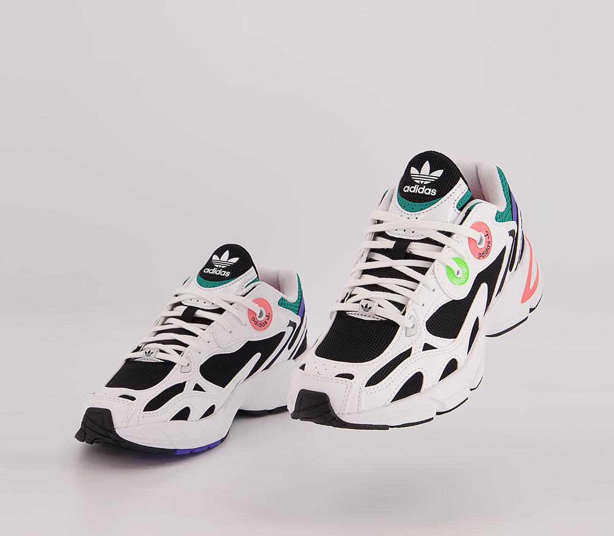 adidas Astir Trainers adidas Astir Trainers White Black Acid Red