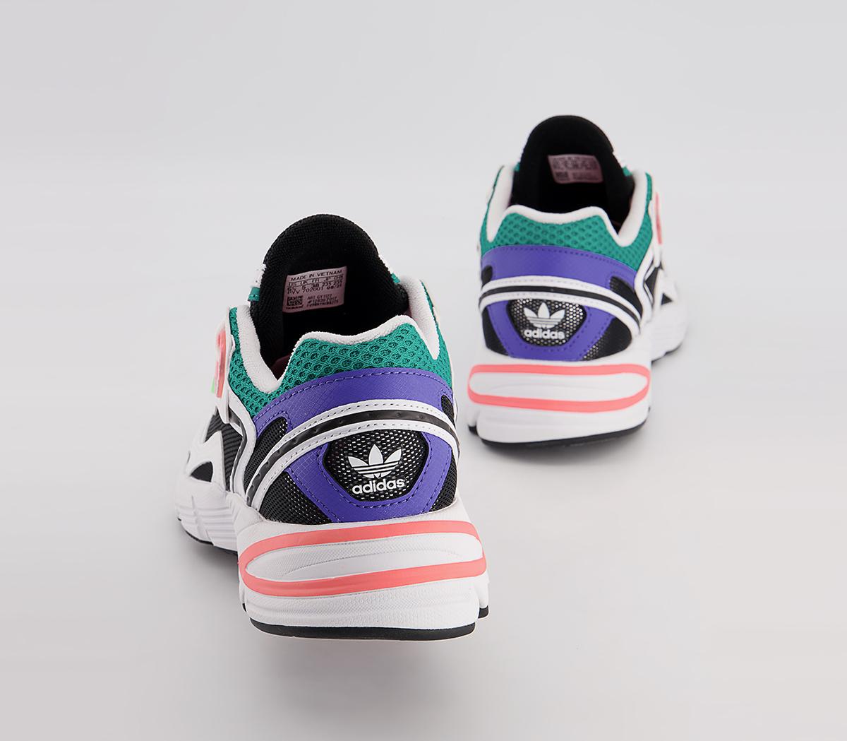 adidas Astir Trainers adidas Astir Trainers White Black Acid Red