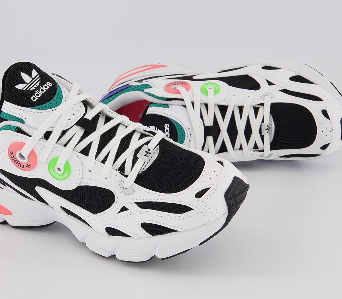 adidas Astir Trainers adidas Astir Trainers White Black Acid Red