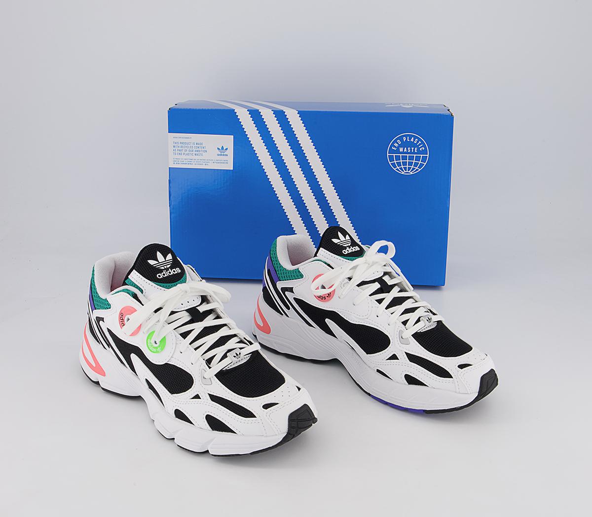 adidas Astir Trainers adidas Astir Trainers White Black Acid Red