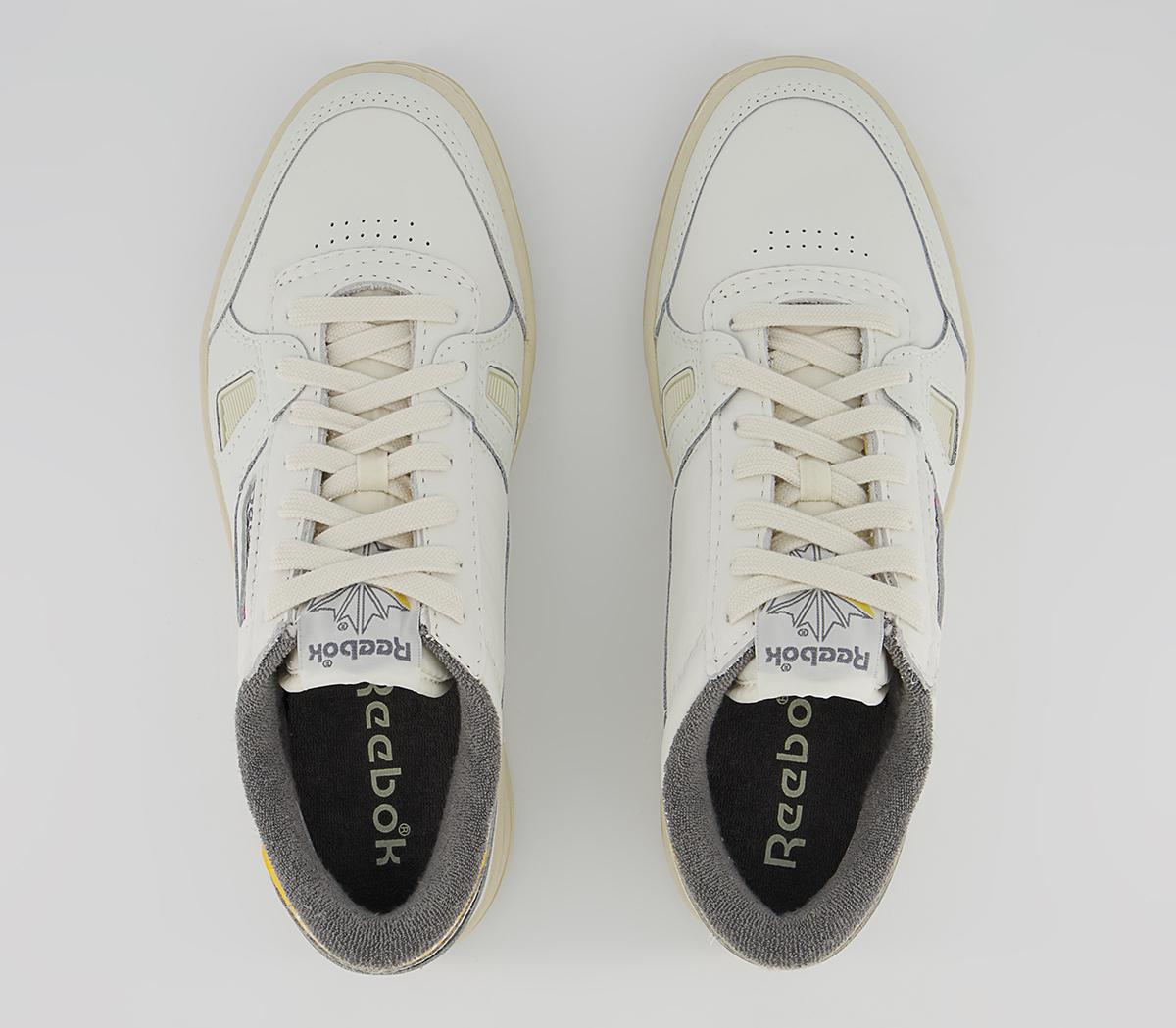 Reebok Lt Court Trainers Reebok Lt Court Trainers White Yellow