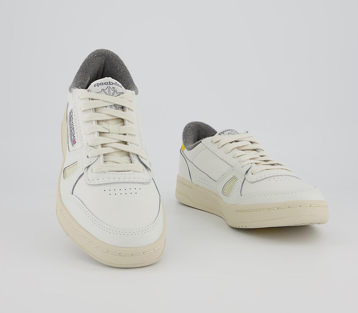 Reebok Lt Court Trainers White Yellow - Unisex Sports