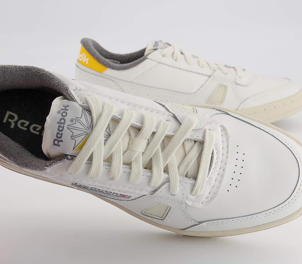 Reebok Lt Court Trainers Reebok Lt Court Trainers White Yellow