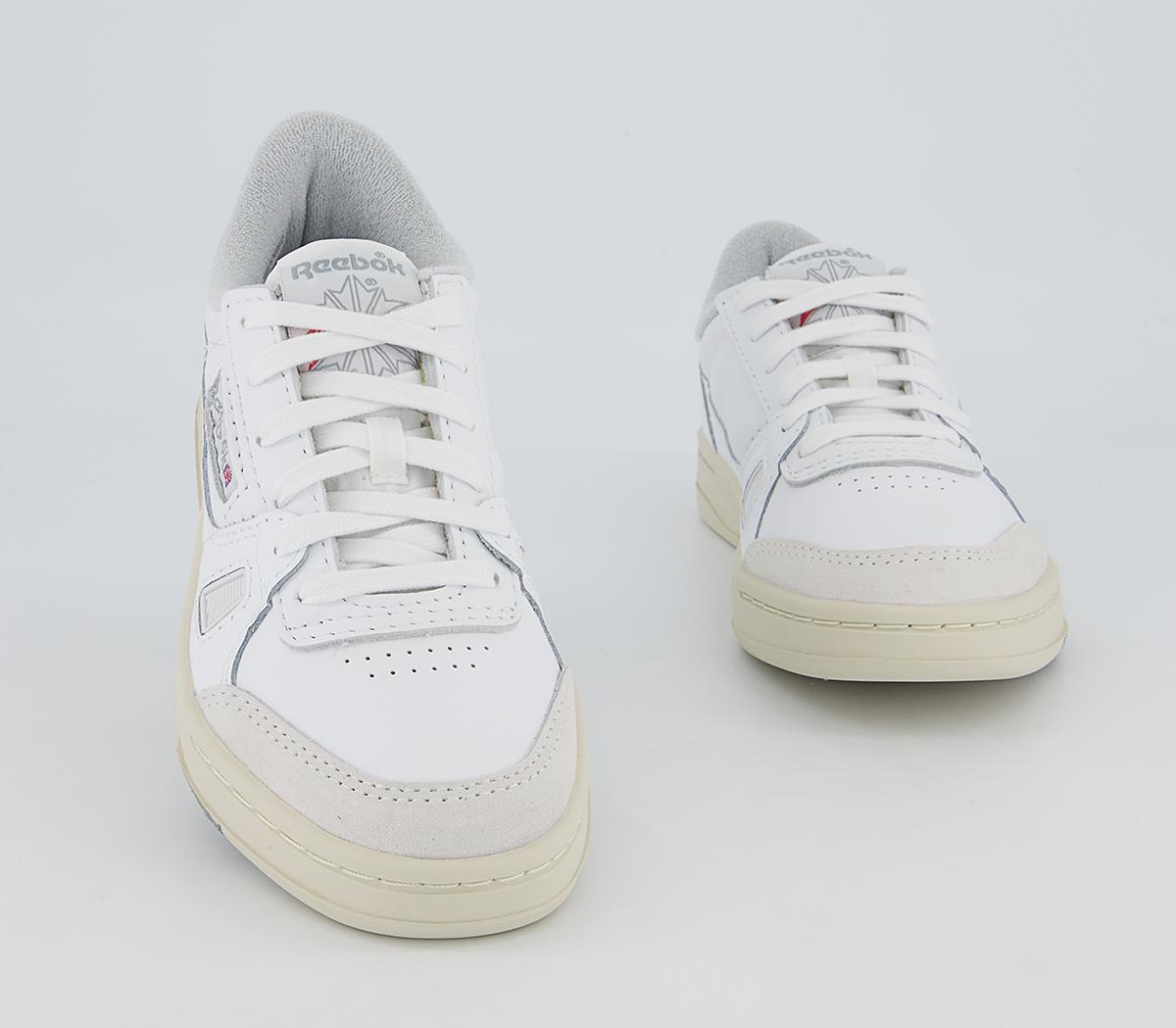 Reebok LT Court Trainers White Pure Grey 3 Alabaster - Unisex Sports