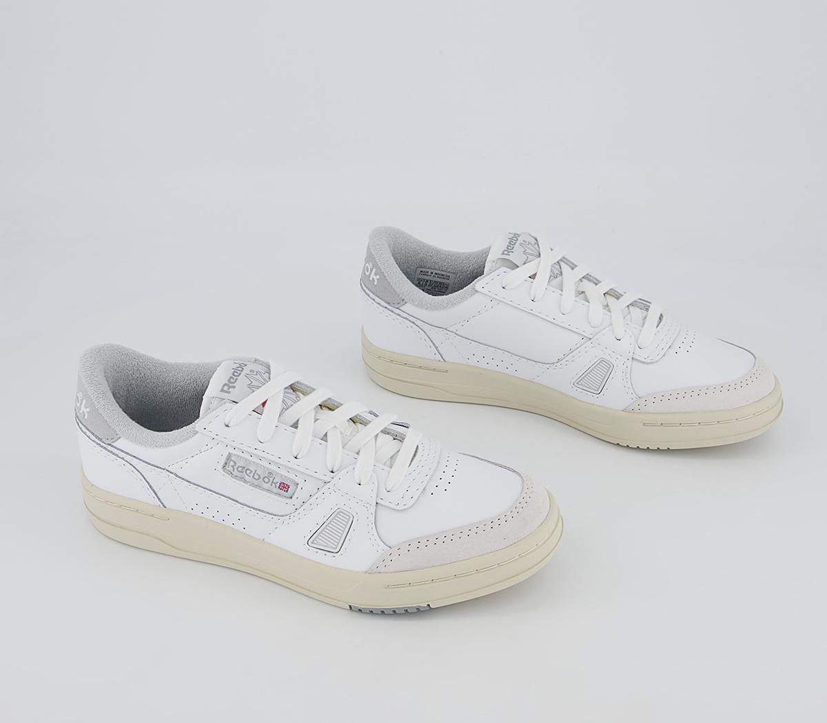 Reebok LT Court Trainers White Pure Grey 3 Alabaster - Unisex Sports