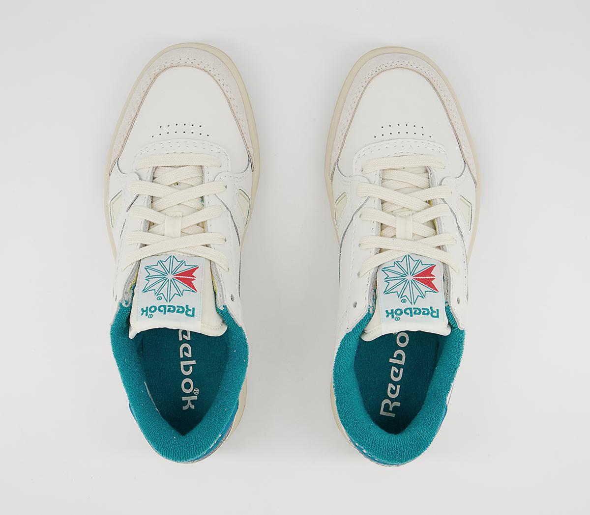 Reebok LT Court Trainers Reebok LT Court Trainers Chalk Seaport Teal Alabaster